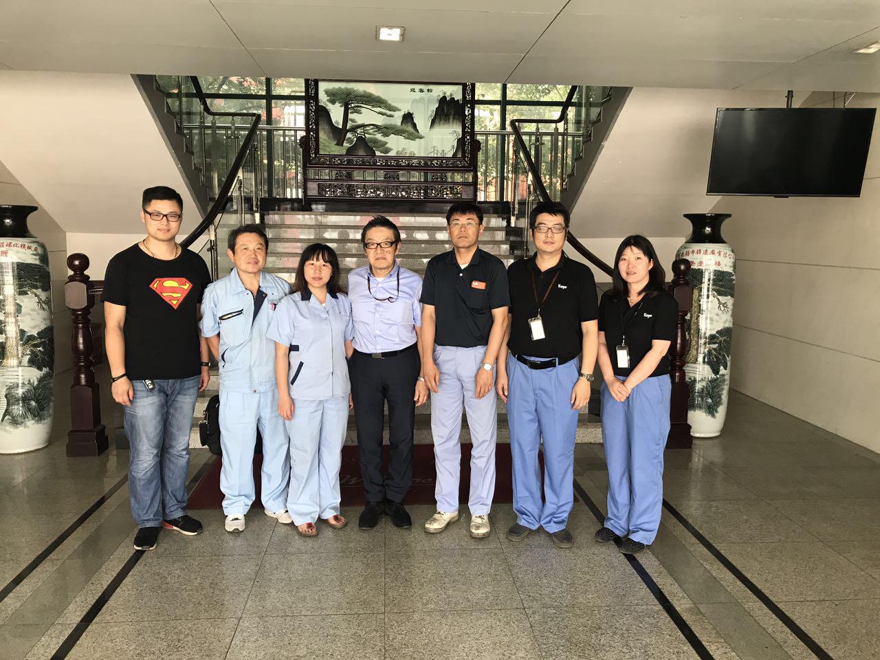 日本大和竹田，光洋機(jī)械來訪我司